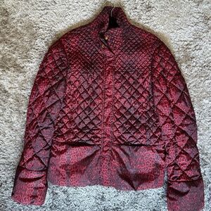 Just Cavalli Women's Quilted Red Jacket